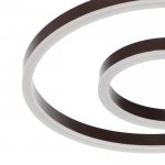 Люстра с ПДУ 10040/5 LED 198Вт 3000-6000К диммер кофе 75х75 см