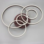 Люстра с ПДУ 10040/5 LED 198Вт 3000-6000К диммер кофе 75х75 см