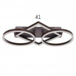 Люстра с ПДУ 10041/3 LED 124Вт 3000-6000К диммер кофе 65х43 см