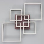 Люстра с ПДУ 10043/5 LED 192Вт 3000-6000К диммер кофе 92х60 см