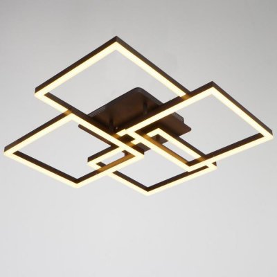 Люстра с ПДУ 10045/4 LED 192Вт 3000-6000К диммер кофе 65х65 см Люстра с ПДУ 10045/4 LED 192Вт 3000-6000К диммер кофе 65х65 см