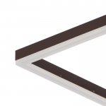 Люстра с ПДУ 10045/4 LED 192Вт 3000-6000К диммер кофе 65х65 см