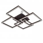 Люстра с ПДУ 10045/4 LED 192Вт 3000-6000К диммер кофе 65х65 см