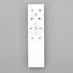 Люстра с ПДУ 10046/1 LED 148Вт 3000-6000К диммер белый 50х50 см