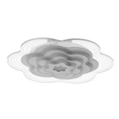 Люстра с ПДУ 10046/1 LED 148Вт 3000-6000К диммер белый 50х50 см Люстра с ПДУ 10046/1 LED 148Вт 3000-6000К диммер белый 50х50 см