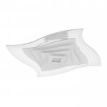 Люстра с ПДУ 10047/1 LED 148Вт 3000-6000К диммер белый 50х50 см