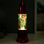 Светильник "Рыбки" LED хром красный h=40 см