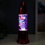 Светильник "Рыбки" LED хром красный h=40 см