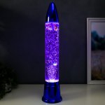 Светильник "Рыбки" LED хром синий h=60 см