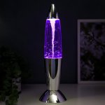 Светильник "Смерч" LED USB хром серебро 10х10х35 см