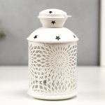 Ночник 16184/1WT LED от батареек 2хААА белый 11,7х11,7х19,5 см