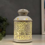 Ночник 16184/1WT LED от батареек 2хААА белый 11,7х11,7х19,5 см