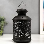 Ночник 16184/1BK LED от батареек 2хААА черный 11,7х11,7х19,5 см