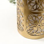 Ночник "Меандр" LED от батареек 3хААА золото 10,5х10,5х22,5 см