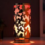 Светильник с выключателем 16186/1 E27 золото 13х13х29 см