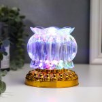 Ночник "Цветок" LED от сети МИКС 11х11х11,7 см