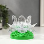 Ночник "Лотос" LED от сети МИКС 12х12х11 см