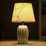 Лампа настольная 16192/1 E14 40Вт серый с серебром 20х20х33 см