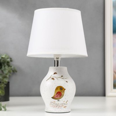 Лампа настольная 16197/1 E14 40Вт белый 20х20х32 см