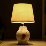 Лампа настольная 16197/1 E14 40Вт белый 20х20х32 см