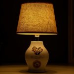 Лампа настольная 16198/1 E14 40Вт белый 20х20х32 см