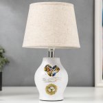 Лампа настольная 16198/1 E14 40Вт белый 20х20х32 см