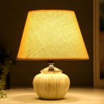 Лампа настольная 16209/1 E27 40Вт бежевый 22х22х31 см