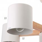 Люстра 1045/5WT E27 60Вт белый 66х66х47 см