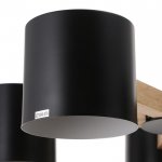 Люстра 1045/5BK E27 60Вт черный 66х66х47 см