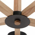 Люстра 1045/5BK E27 60Вт черный 66х66х47 см