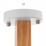 Люстра 1046/5WT E27 60Вт белый 66х66х27 см