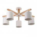 Люстра 1046/5WT E27 60Вт белый 66х66х27 см