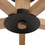 Люстра 1046/5BK E27 60Вт черный 66х66х27 см