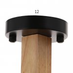 Люстра 1046/5BK E27 60Вт черный 66х66х27 см