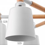 Люстра 1047/6WT E27 60Вт белый 76х76х50 см