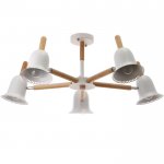 Люстра 1049/5WT E27 60Вт белый 80х80х50 см