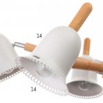 Люстра 1049/5WT E27 60Вт белый 80х80х50 см