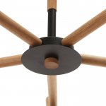 Люстра 1049/5BK E27 60Вт черный 80х80х50 см