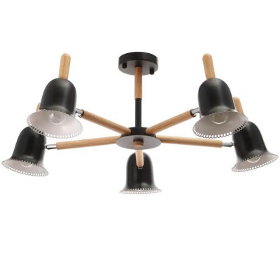 Люстра 1049/5BK E27 60Вт черный 80х80х50 см Люстра 1049/5BK E27 60Вт черный 80х80х50 см