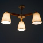 Люстра 1051/3WT E27 60Вт белый 58х58х45 см