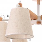 Люстра 1051/6WT E27 60Вт белый 76х76х45 см