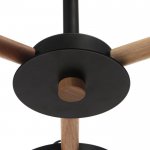 Люстра 1052/3BK E27 60Вт черный 70х70х50 см