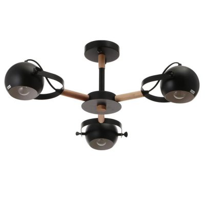 Люстра 1052/3BK E27 60Вт черный 70х70х50 см Люстра 1052/3BK E27 60Вт черный 70х70х50 см