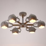 Люстра 1052/6WT E27 60Вт белый 70х70х50 см