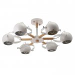 Люстра 1052/6WT E27 60Вт белый 70х70х50 см