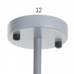 Люстра 1053/4GR E27 60Вт серый 90х40х75 см