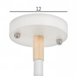 Люстра 1054/3WT E27 60Вт белый 60х60х50 см