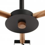 Люстра 1054/3BK E27 60Вт черный 60х60х50 см