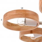 Люстра 1058/6WT E27 60Вт белый 70х70х55 см