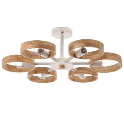 Люстра 1058/6WT E27 60Вт белый 70х70х55 см Люстра 1058/6WT E27 60Вт белый 70х70х55 см